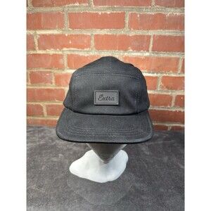 Rare Black Chipotle “Extra” Hat Strap Back Adjustable Anthem Branding 5 Panel
